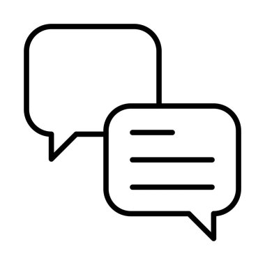 Sohbet basit simgesi