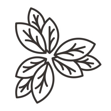 Yaprakları simge tasarlamak