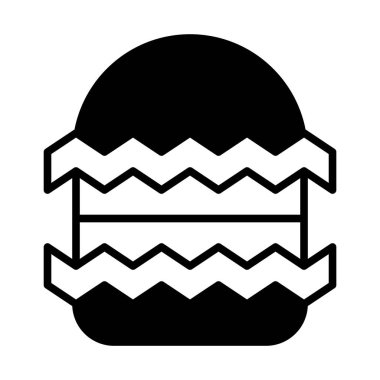 Hamburger basit simgesi