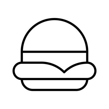 Hamburger basit simgesi