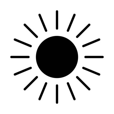 Güneş basit simgesi