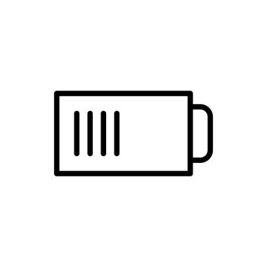 Pil simgesi illüstrasyon 