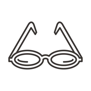 gözlük basit simgesi