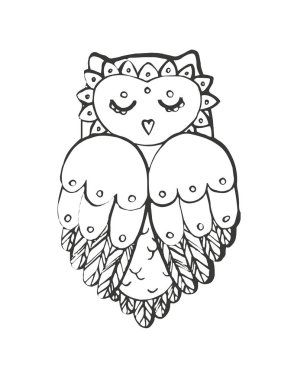 şirin dekoratif baykuş