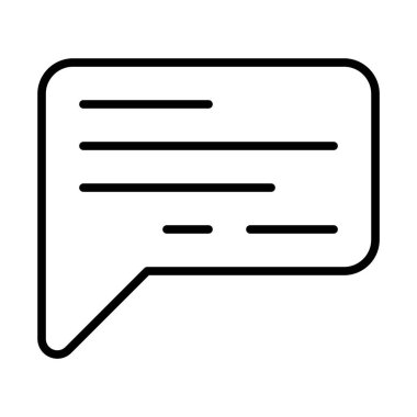 Sohbet basit simgesi