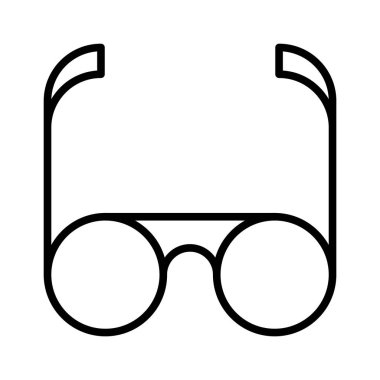 basit gözlük simgesi