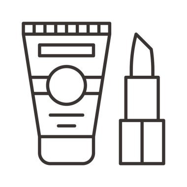 Krem ve ruj simge tasarlamak