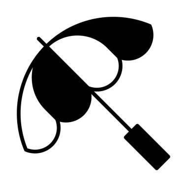 Şemsiye basit simgesi