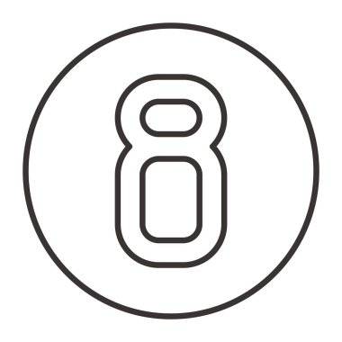 sekiz numara simge tasarlamak