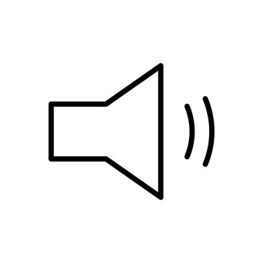 Megafon vektör simgesi