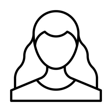 Kadın avatar illüstrasyon