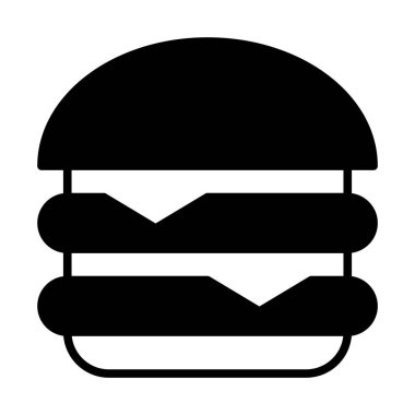 Hamburger basit simgesi