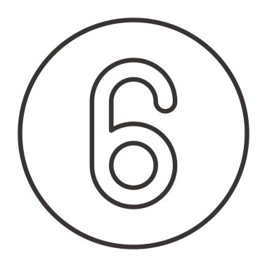 altı numara simge tasarlamak