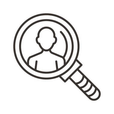 Kişi simge tasarlamak olan büyüteç