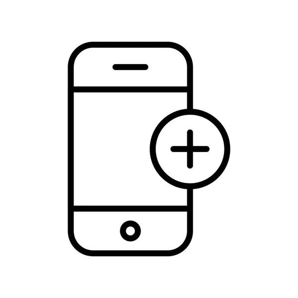 Icône simple smartphone — Image vectorielle