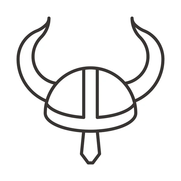 Ilustración del icono del casco — Archivo Imágenes Vectoriales
