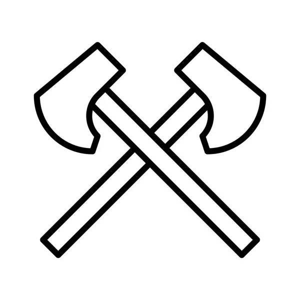 Bijl pictogram illustratie — Stockvector
