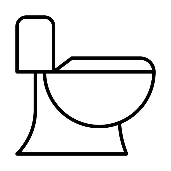 WC egyszerű ikon — Stock Vector