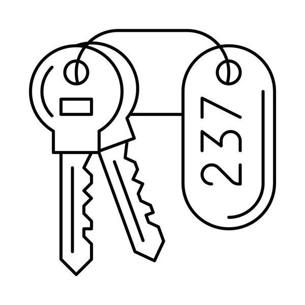 Icone clés illustration — Image vectorielle