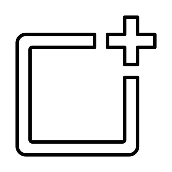 Nová karta ikona ilustrace — Stockový vektor