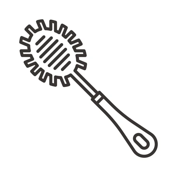 Illustrazione icona cucchiaio — Vettoriale Stock