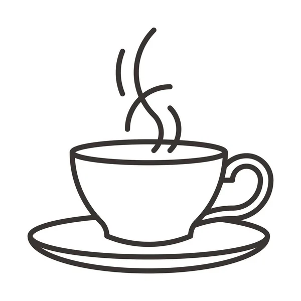 Una taza de café icono — Vector de stock