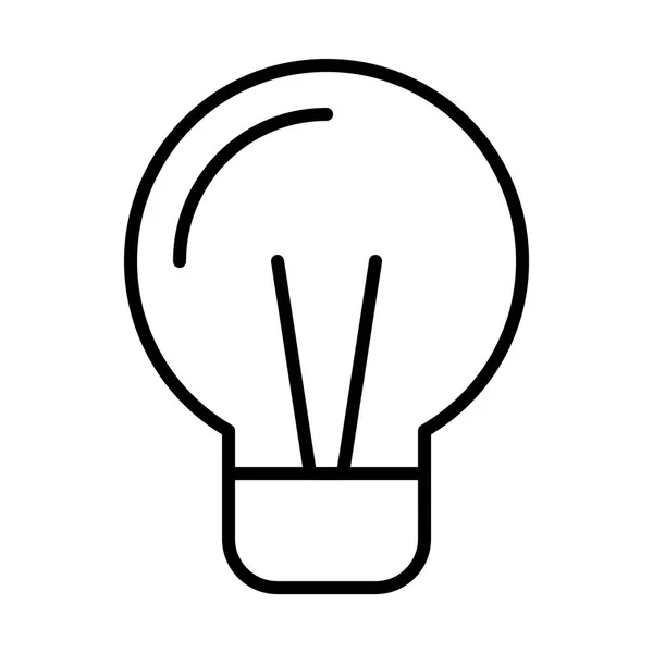 Glühbirne einfaches Symbol — Stockvektor
