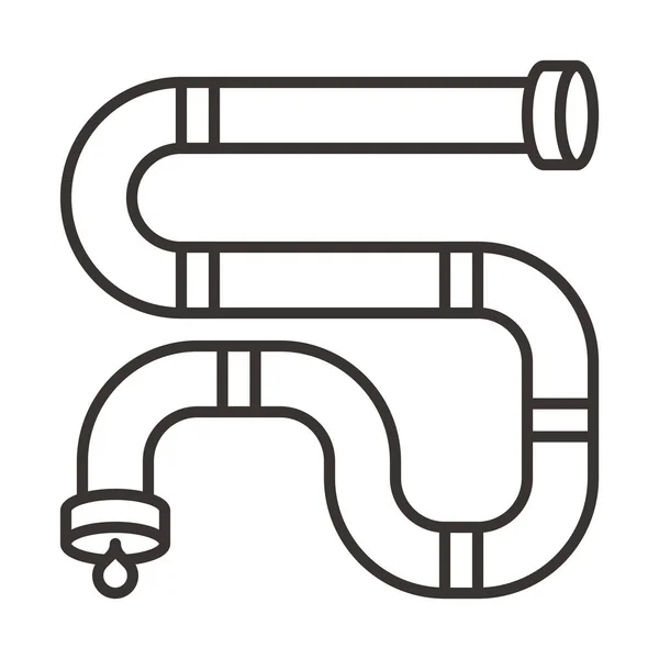 Icône de tuyau d'égout — Image vectorielle