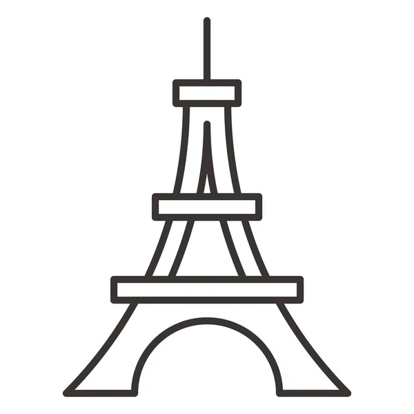 Icona della torre eiffel — Vettoriale Stock