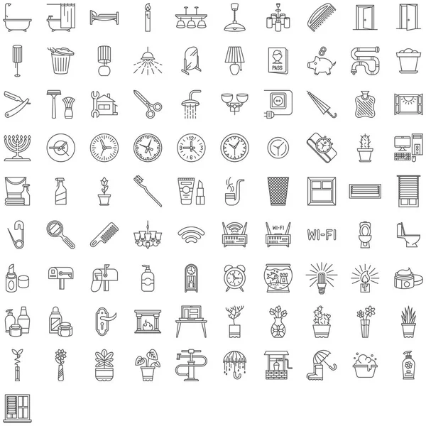 Set of Home icons — Stock Vector