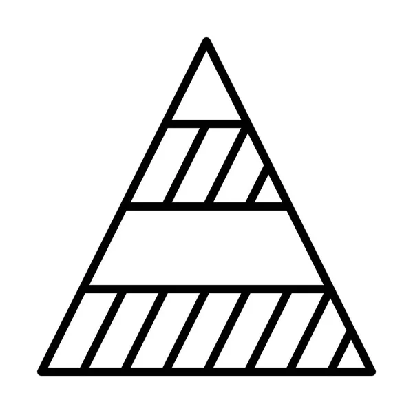 Графічна ілюстрація піраміди — стоковий вектор