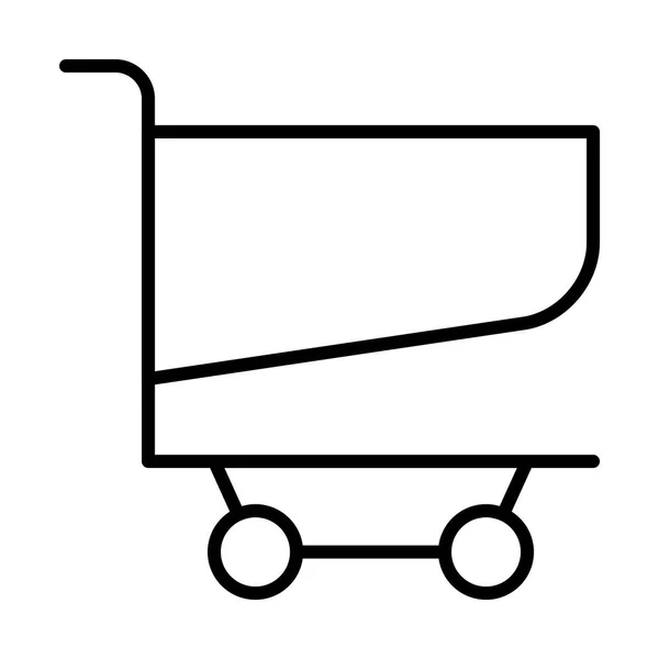 Icona carrello del supermercato — Vettoriale Stock