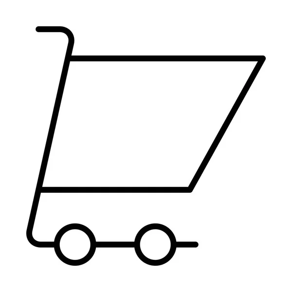 Ícone de carrinho de supermercado — Vetor de Stock
