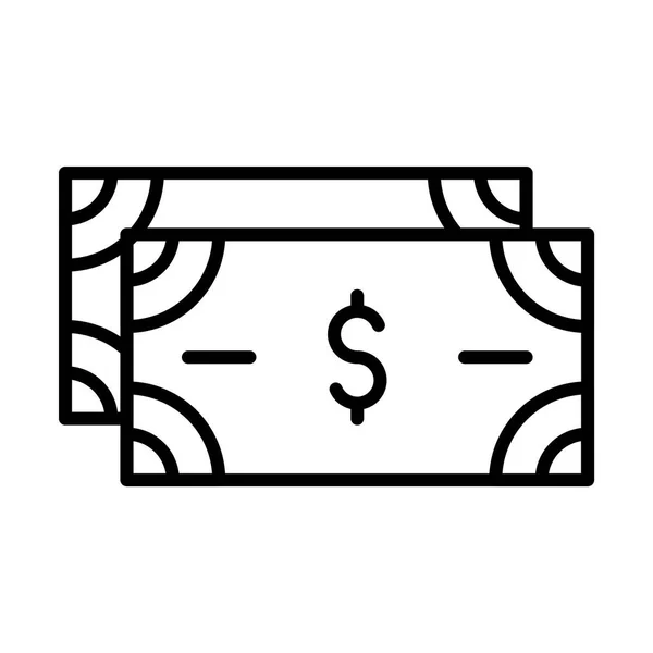 Dinero icono simple — Vector de stock
