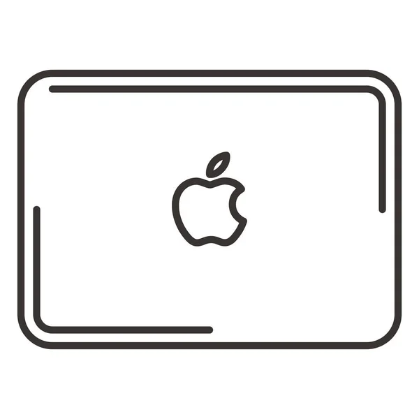Illustration d'icône d'appareil Apple — Image vectorielle