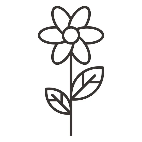Illustration icône fleur — Image vectorielle