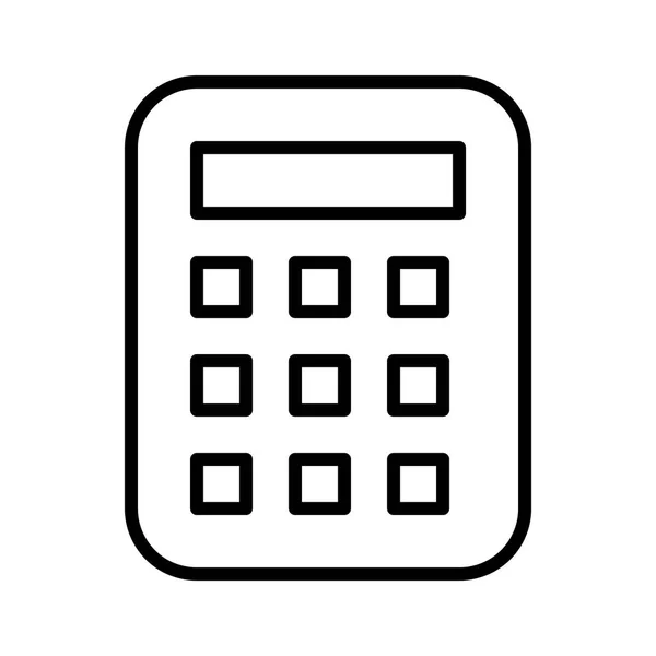 Obrázek ikony programu Kalkulačka — Stockový vektor