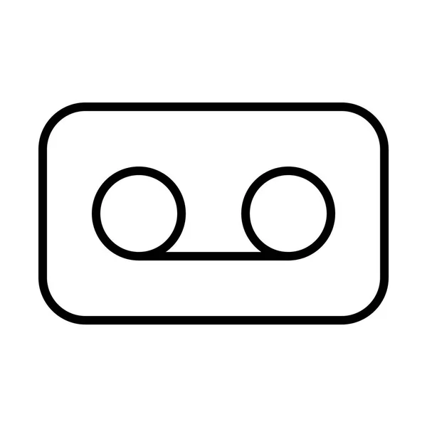 Audio Tape icon — Stock Vector