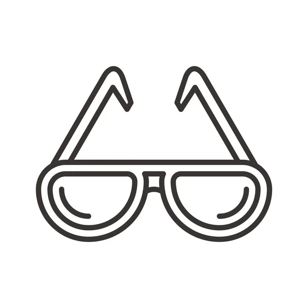 Occhiali icona semplice — Vettoriale Stock
