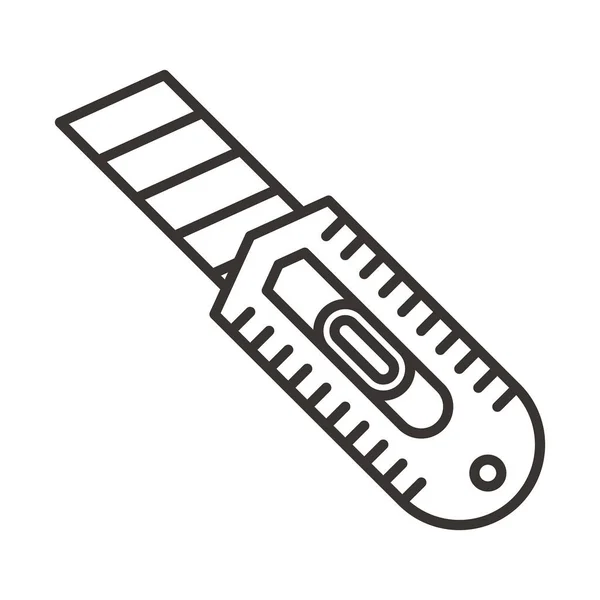 Illustrazione icona coltello da costruzione — Vettoriale Stock