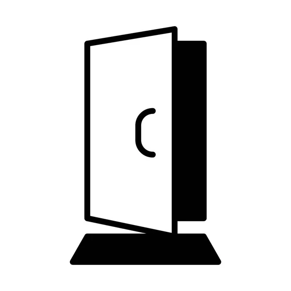 Tür einfaches Symbol — Stockvektor