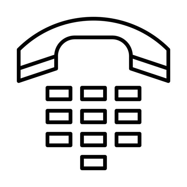 Telefon ikon illusztráció — Stock Vector