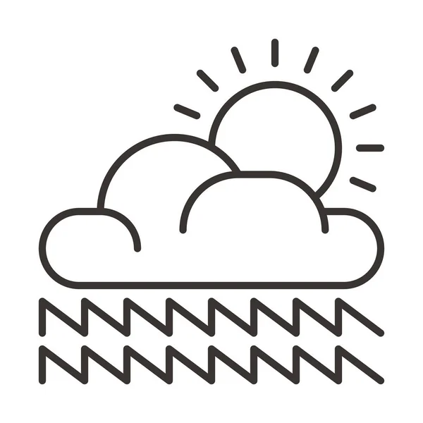 Проста ікона погода — стоковий вектор