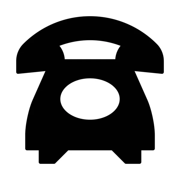 Retro ikona telefonu — Stockový vektor