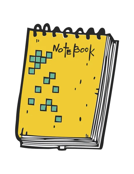 Ilustração ícone notebook —  Vetores de Stock