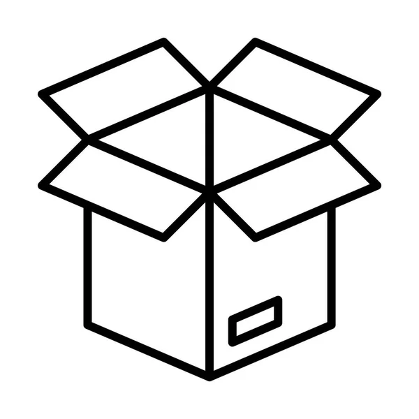 오픈 박스 아이콘 — 스톡 벡터