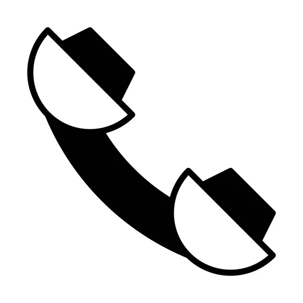 Handset pictogram illustratie — Stockvector