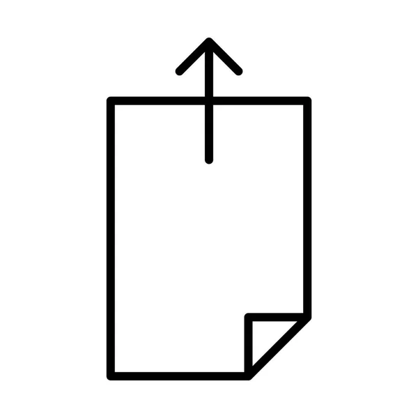 보내는 문서 아이콘 — 스톡 벡터