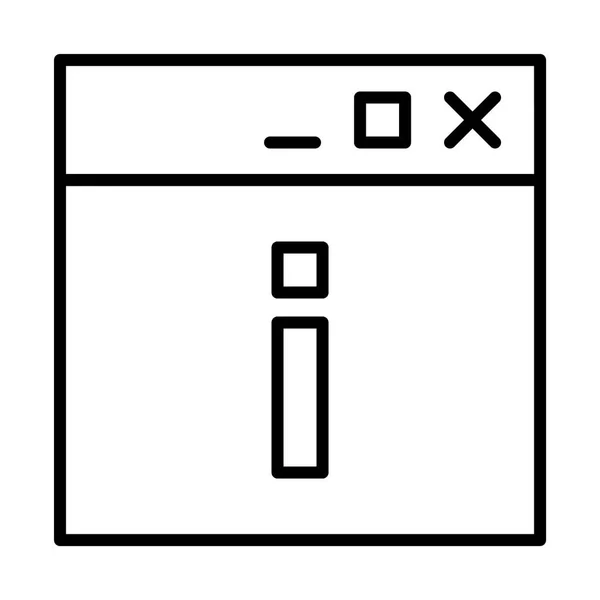 PC ablak ikon — Stock Vector