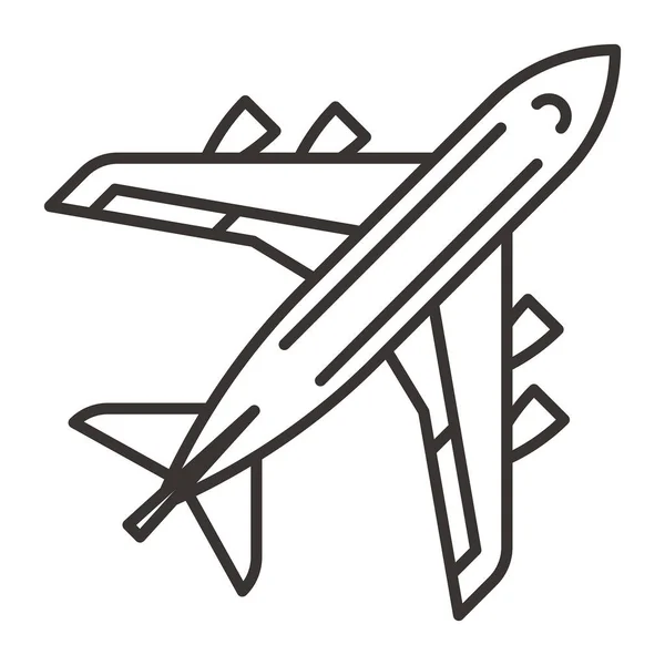 Letadla jednoduchý ikona — Stockový vektor